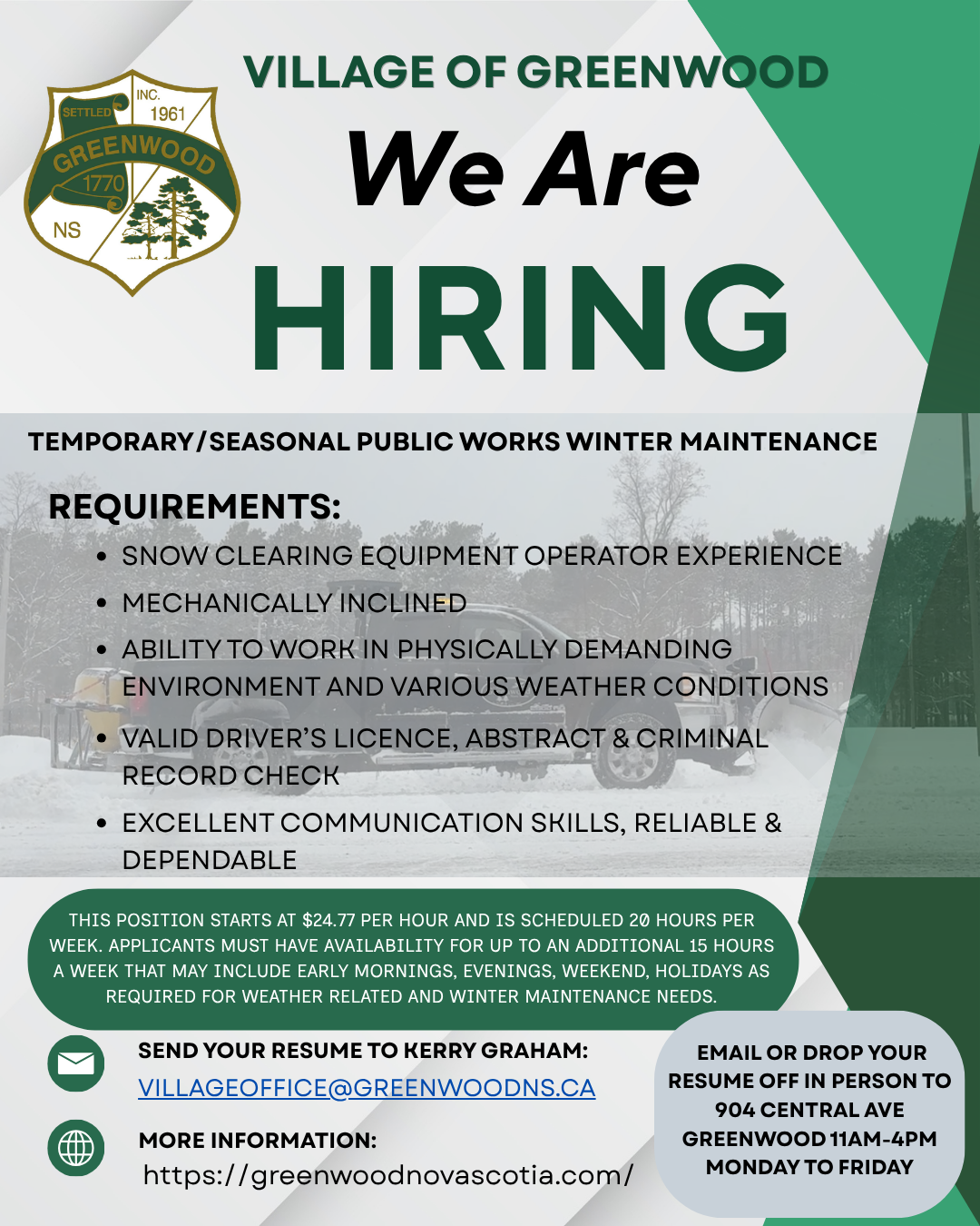 Job PT WINTER PW