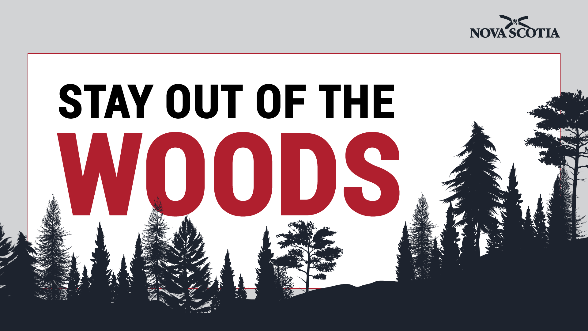 Stay out of the woods Graphic 1920x1080 RELEASE ENG August 2025