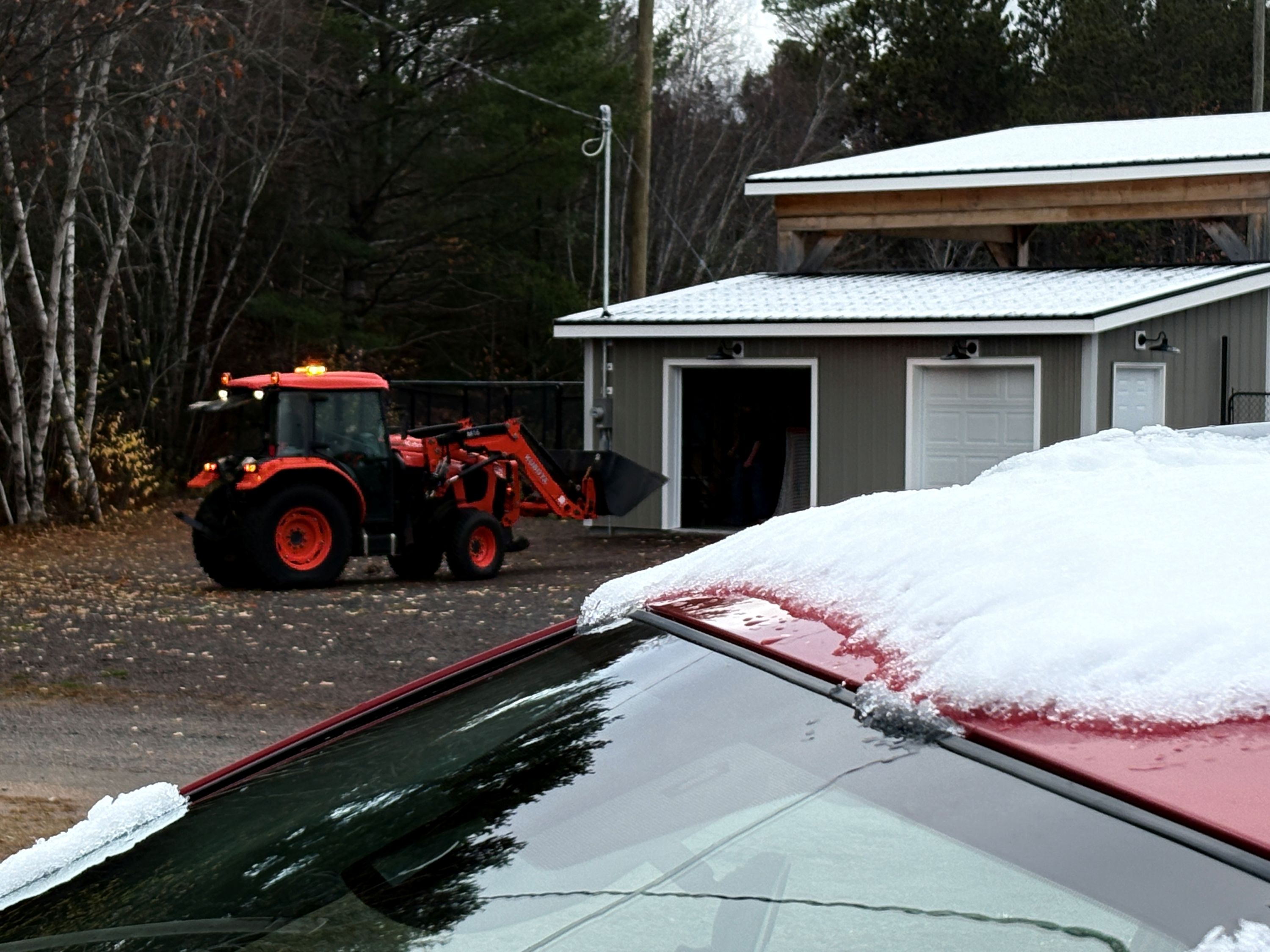 tractor and snow nov 2025